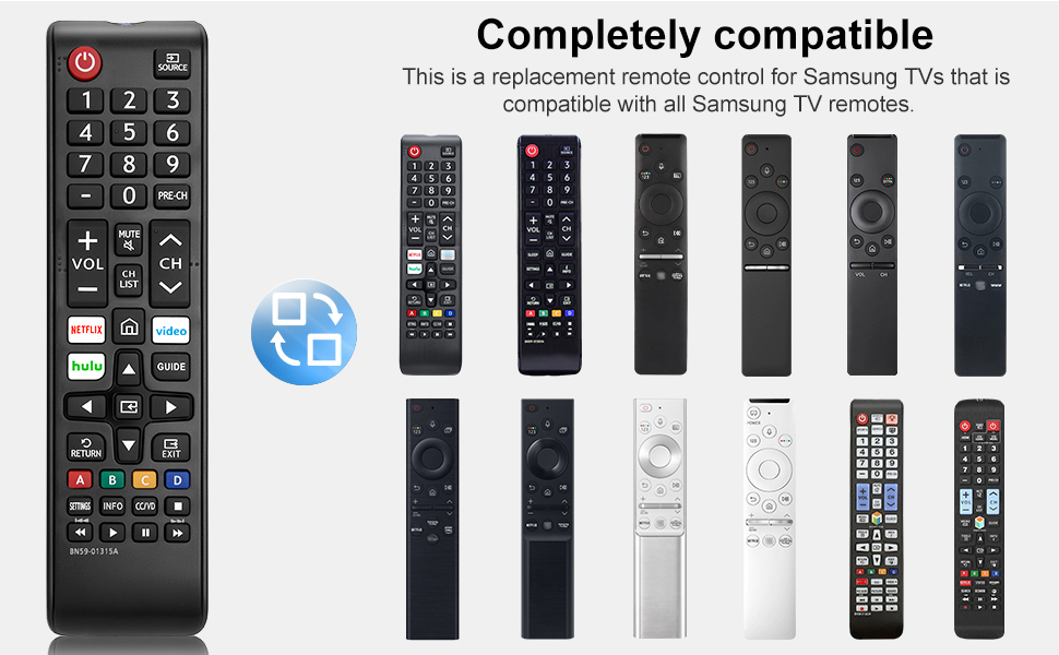 Universal Remote for All Samsung TV Remote, Replacement for All Samsung Smart TV