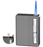 Torch Lighter, Creative Jet Flame Portable and Adjustable With Automatic Regular Case, Refillable...