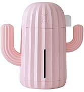 YINGJEE Mini Humidifier Single Room Humidifiers with Night Light Portable Cactus Air humidifier f...