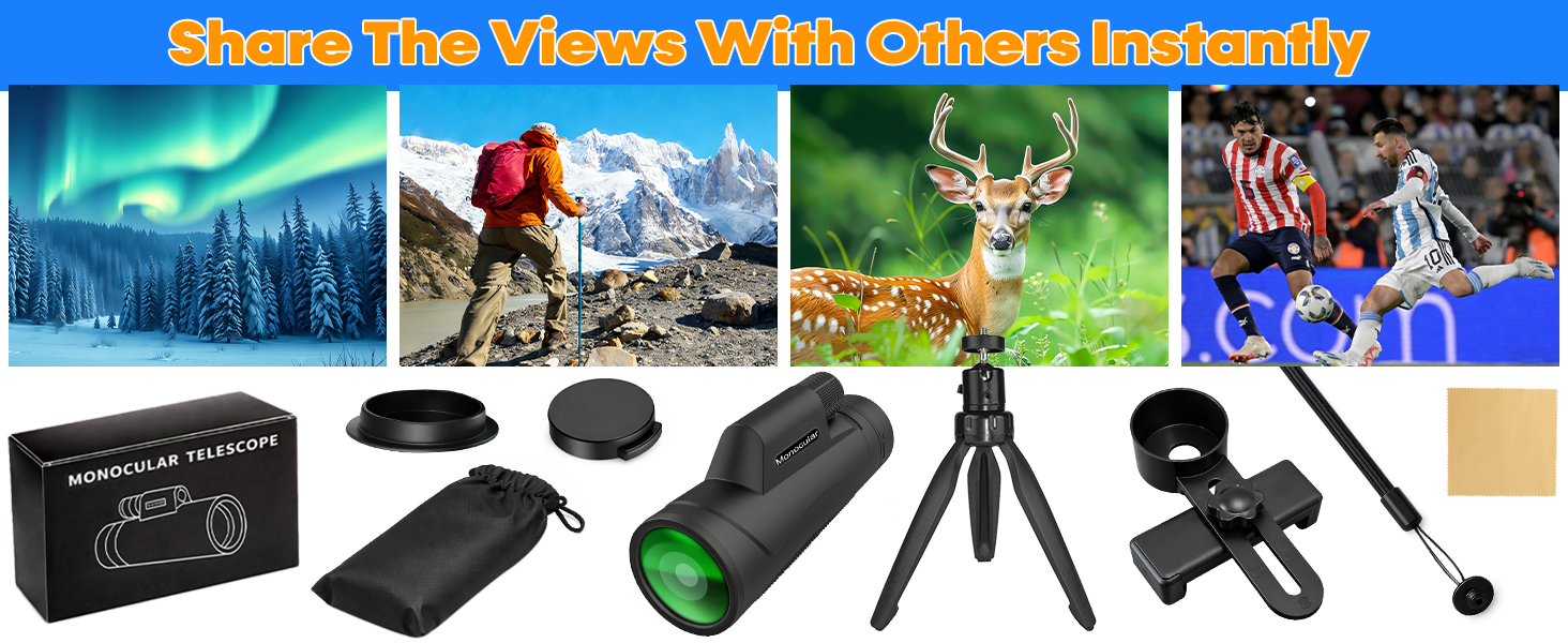 high powered monocular