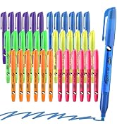 Cgerma Assorted Colors Fluorescent Highlighters, 36 Pack, Chisel Tip Colored Highlighter Bulk, Qu...