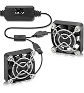 WDERAIR 40mm x 10mm Mini USB DC 5V Brushless Case Cooling Fan High Speed for 3D Printer Fan Upgra...