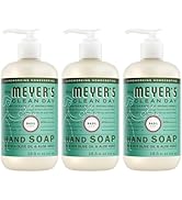 MRS. MEYER'S CLEAN DAY Hand Soap, Made with Essential Oils, Basil, 12.5 fl. oz - Pack of 3
