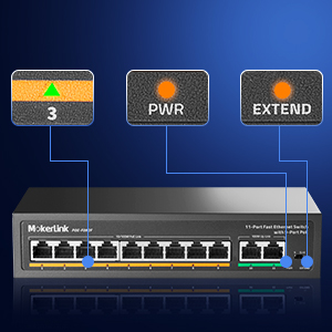 11 port poe switch