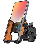 visnfa Upgraded Bike Phone Mount Holder,[1S Quick Release][Camera Friendly] Motorcycle Phone Moun...