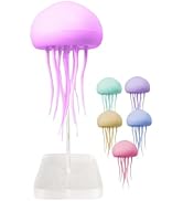 Jellyflow Lamp, Jellyfish Light Voice Control, Dancing, 9 Flexible Tentacles RGB Gradient, Rechar...