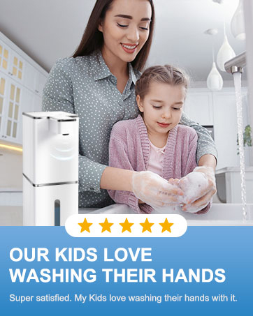 Automatic foaming soap dispenser