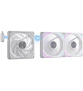darkFlash G16 120MM Magnetic ARGB PC Case Fans - 3 Pack, Tool-Free Installation, up to 2200RPM Co...