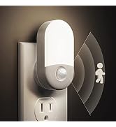 L LOHAS LED Motion Sensor Night Light, [2 Pack] Motion Activated Night Light, Daylight White, Adj...