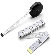 2 Pack Soft Tape Measure Retractable Measuring 60"/150cm Double Scales | Soft Ruler Measuring for...