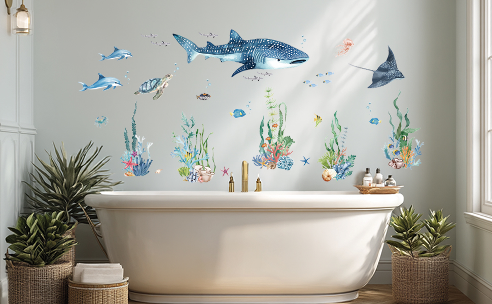 Under The Sea Fish Wall Art Decor