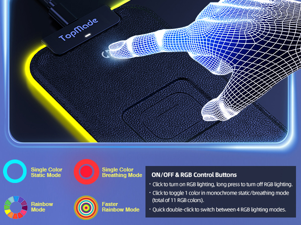4 light modes &amp;amp; 11 rgb colors