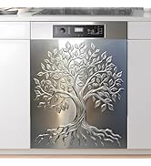 AOHMPT Dishwasher Magnet Sticker Cover Panel Decal Refrigerator Magnetic Sticker Decorative for K...