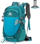 W WINTMING 35L Hiking Backpack Detachable Frame Backpack with Rain Cover Waterptoof Travel Backpa...