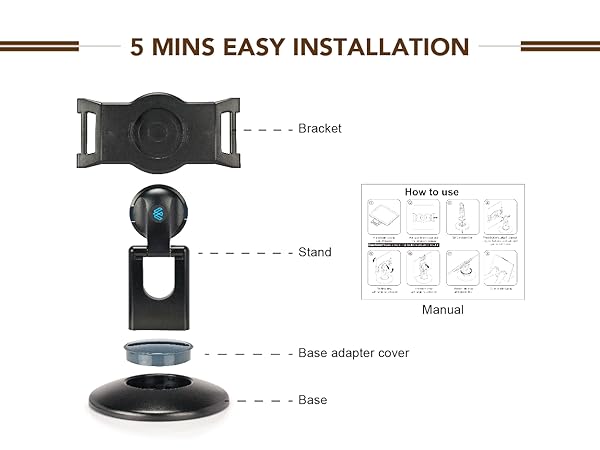 iPad Air mini 4 8 11 12.9 large tablet pro drawing swivel stand holder adjustable kiosk retail dock