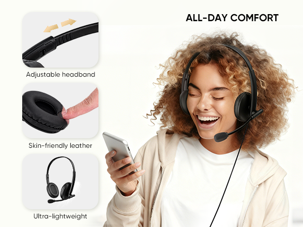 USB Headset with Microphone