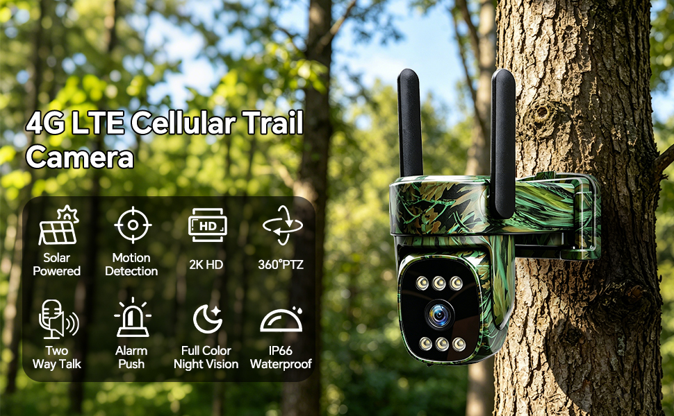 4G LTE Cellular Trail Camera