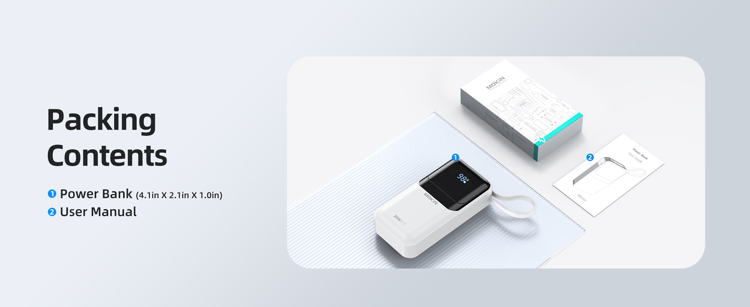 30W portable powerbank