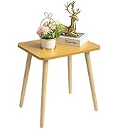 FORAOFUR Side Table, Modern End Table, Wooden Small for Living Room, Bedroom and Balcony, Rectang...
