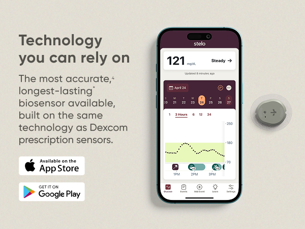 Technology you can rely on. The most accurate, longest-lasting biosensor available.