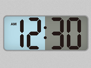 digital radio with backlight