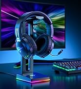 rgb backlit gaming headset stand