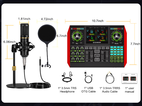 podcast soundboard gaming sound board soundcard for live streaming