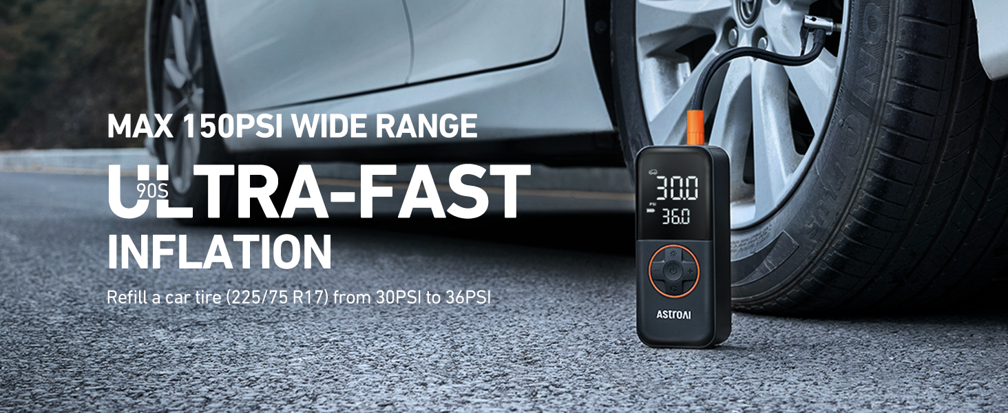 portable tire inflator