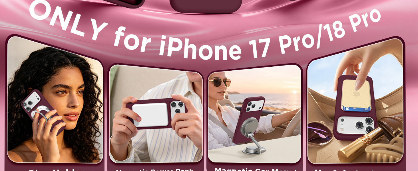 iphone 18 pro/17 pro case magsafe, case iphone 18 pro/17 pro, COFFKER iphone 18 pro/17 pro case