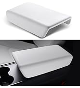 WinDu Center Console TPE Armrest Cover Designed for Tesla Model 3 Model Y, Snap On Armrest Box Pr...