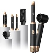UKliss 5 in 1 Hair Styler &amp; Blow Dryer Brush, Upgraded Detachable Hair Dryer Brush with Negative ...