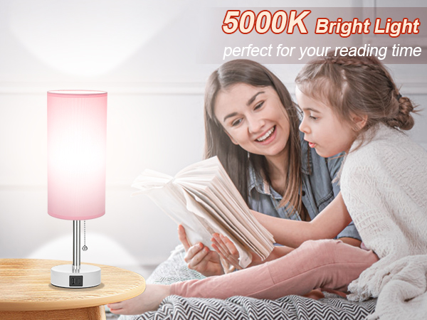 light pink lamp