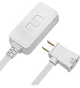 DEWENWILS Plug in Dimmer Switch for Dimmable LED/CFL Lights and Incandescent Bulbs, Full Range Sl...