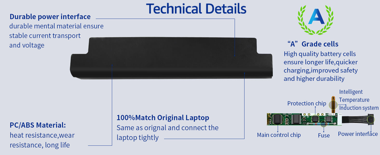dell 40wh type xcmrd 14.8v battery