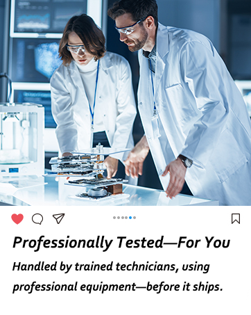 Professionally Tested For You