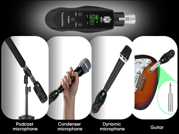 xlr mic wireless adapter