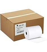 (50) Gorilla Supply 3 in x 100 ft 1-Ply Bond Receipt Paper Rolls, 3" x 100' Telecheck Eclipse T77...