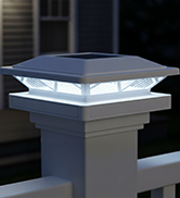solar post lights