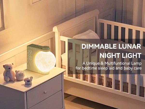 night light alarm clock for baby care