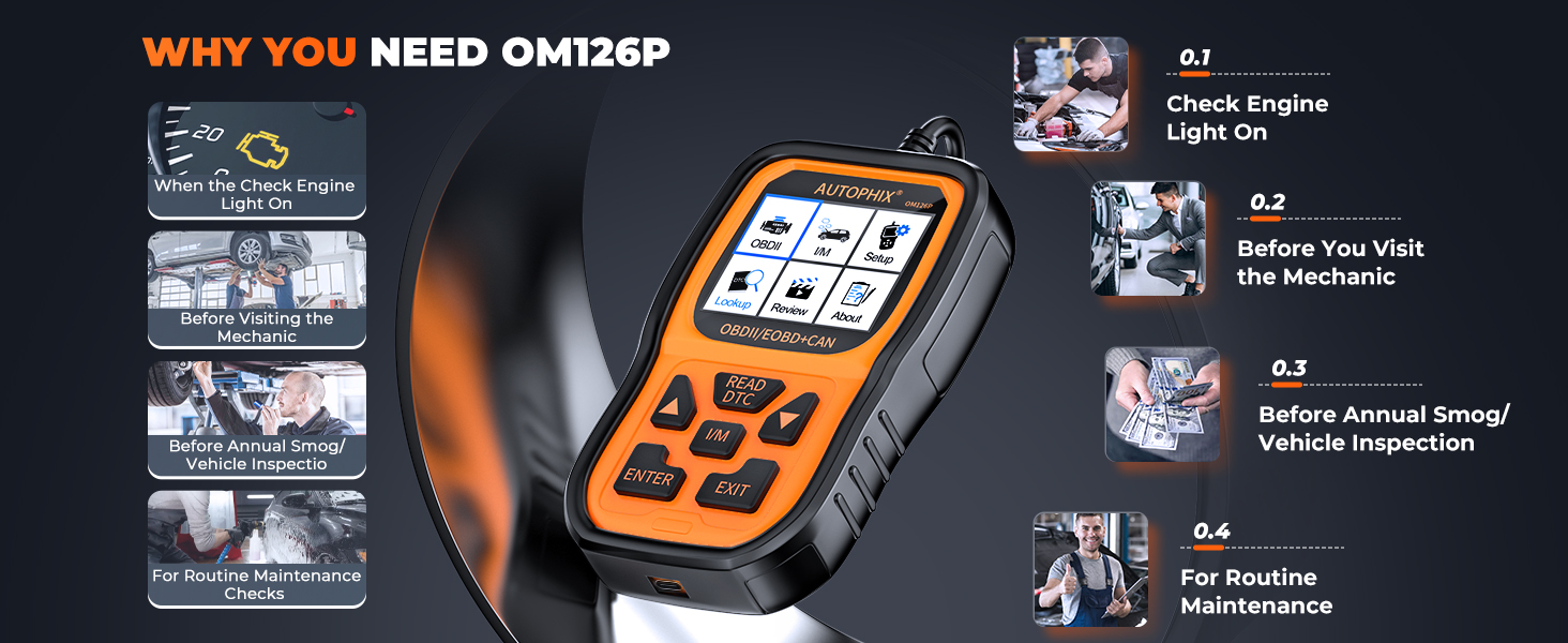 autophix obd2 scanner check engine code reader car scanner diagnostic tool code readers &amp;amp; scan tools