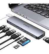USB C Hub Adapter for MacBook Pro Air M1 M2 M3 2023 2022 2021 Type C MacBook Dongle 8-in-2 Multip...