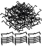 zDwfDc 100PCS Pegboard Clips Pegboard Hook Locks Black Plastic Peg Board Locks Peg Board Organize...