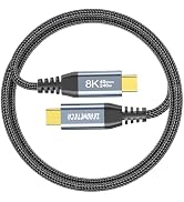 USB C to USB C 3.2 Cable 3.3FT, 40Gbps Data Transfer 8K@60Hz USB C Monitor Cable for Video, 240W ...