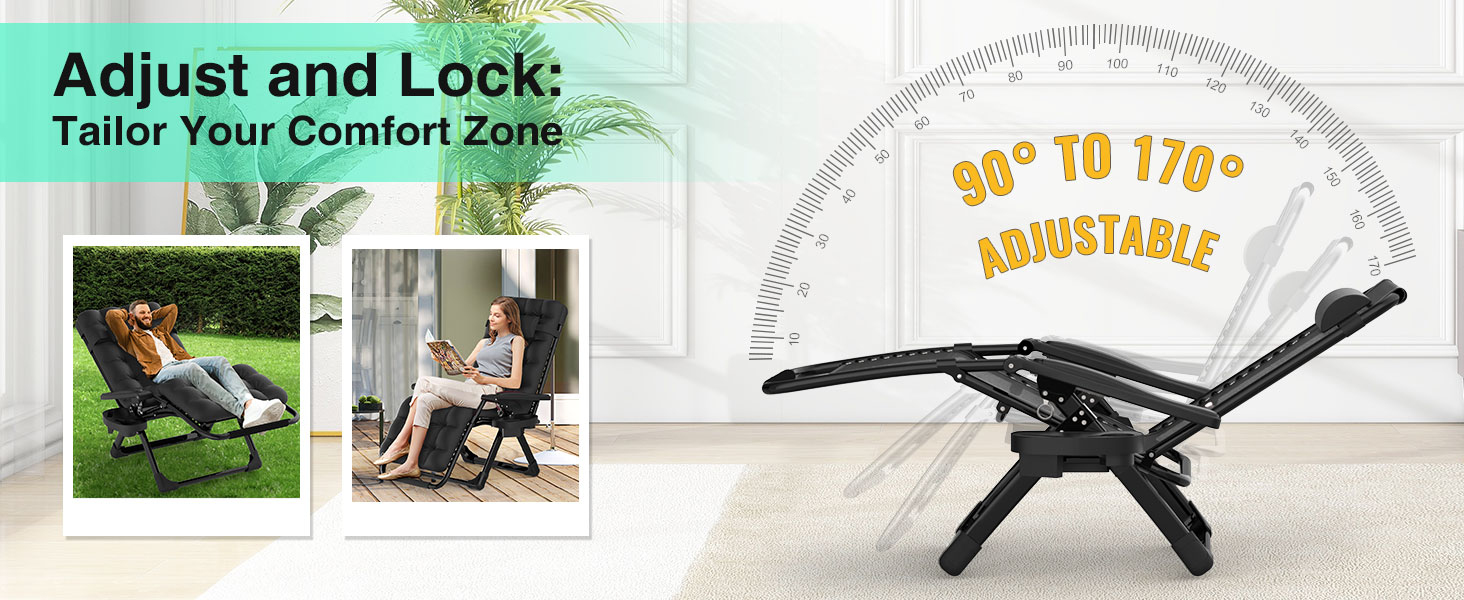 zero gravity lounge chair outdoor recliner chair anti gravity chair for patio lawn outdoor camping