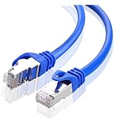 AvesView CAT6 Shielded Ethernet Cable (SFTP) Snagless 10Gbps Professional Series High-Speed 25FT