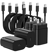 Essri Type C Charger Fast Charging for Samsung Galaxy S25 S24 S23 S22 Note 20,4Pack 25W Super USB...