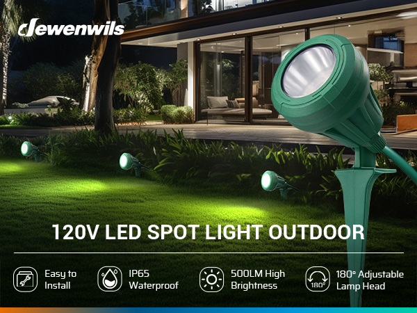 120V LED SPOTLIGHT OUTDOOR