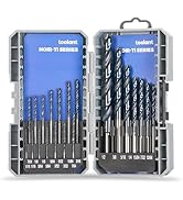 toolant Cobalt Drill Bit Set for Metal and Steel (Pro), Titanium Aluminum Nitride Coated (TiAlN) ...