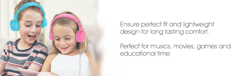 noot products k22 kids headphone