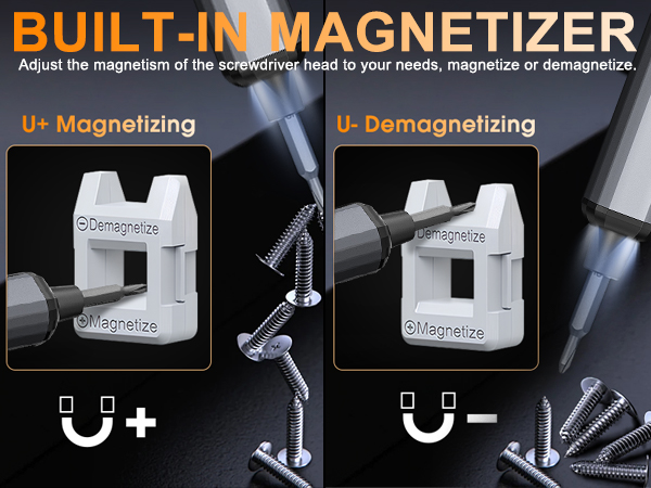 electric precision screwdriver set magnetic